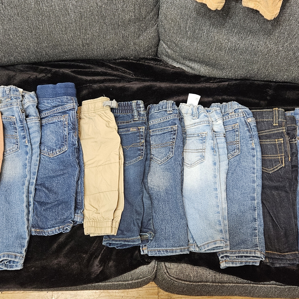 Kids Denim and Tan Bottoms Collection